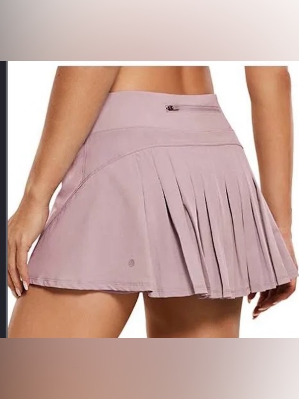 CRZ YOGA Light Purple Mini Skirt